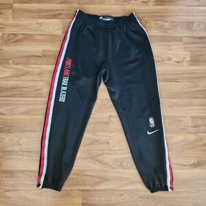 Nike Portland Trail Blazers NBA Team Issued Tear Away City Pants Black Size L